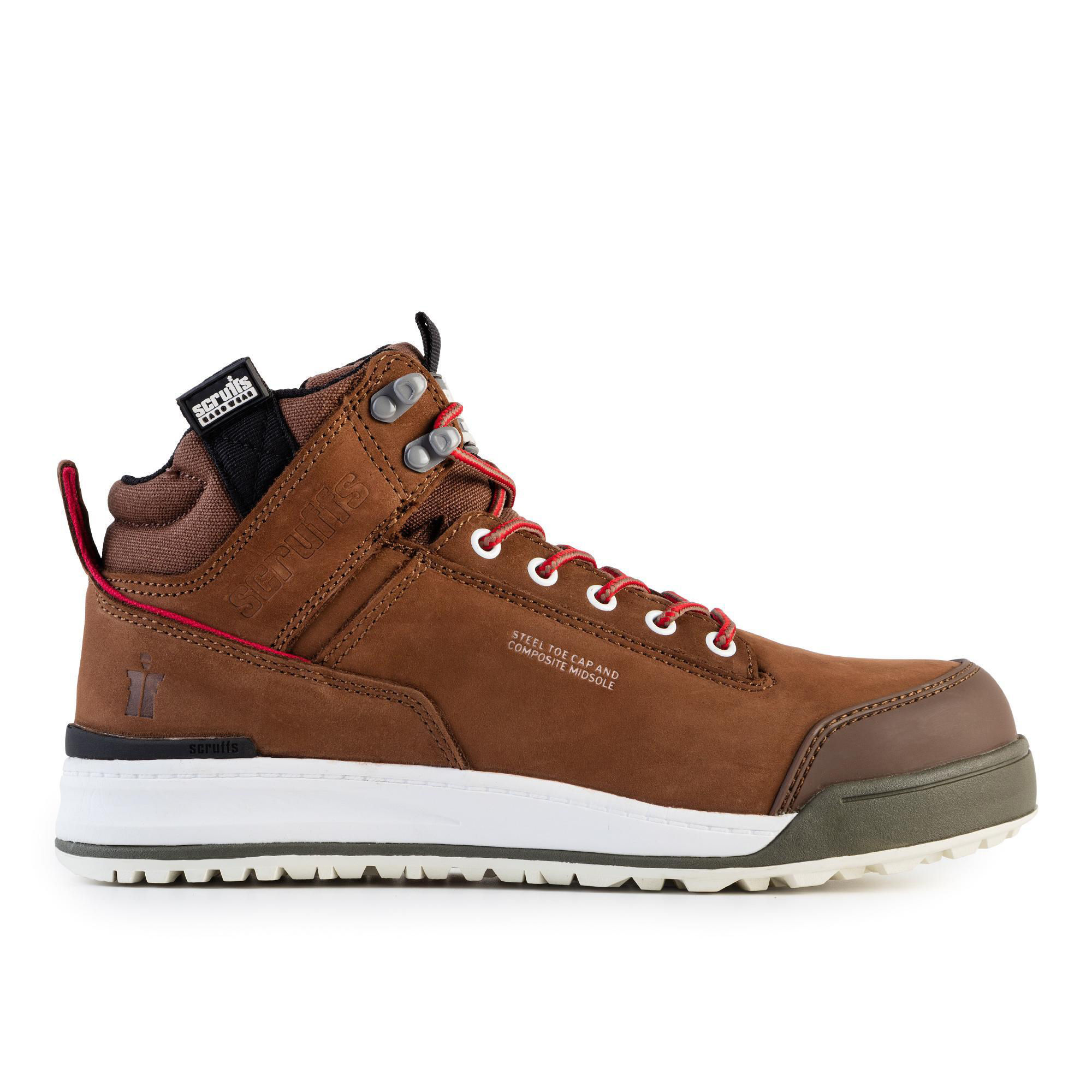 Scruffs Switchback Nubuck Safety Boots (Brown)