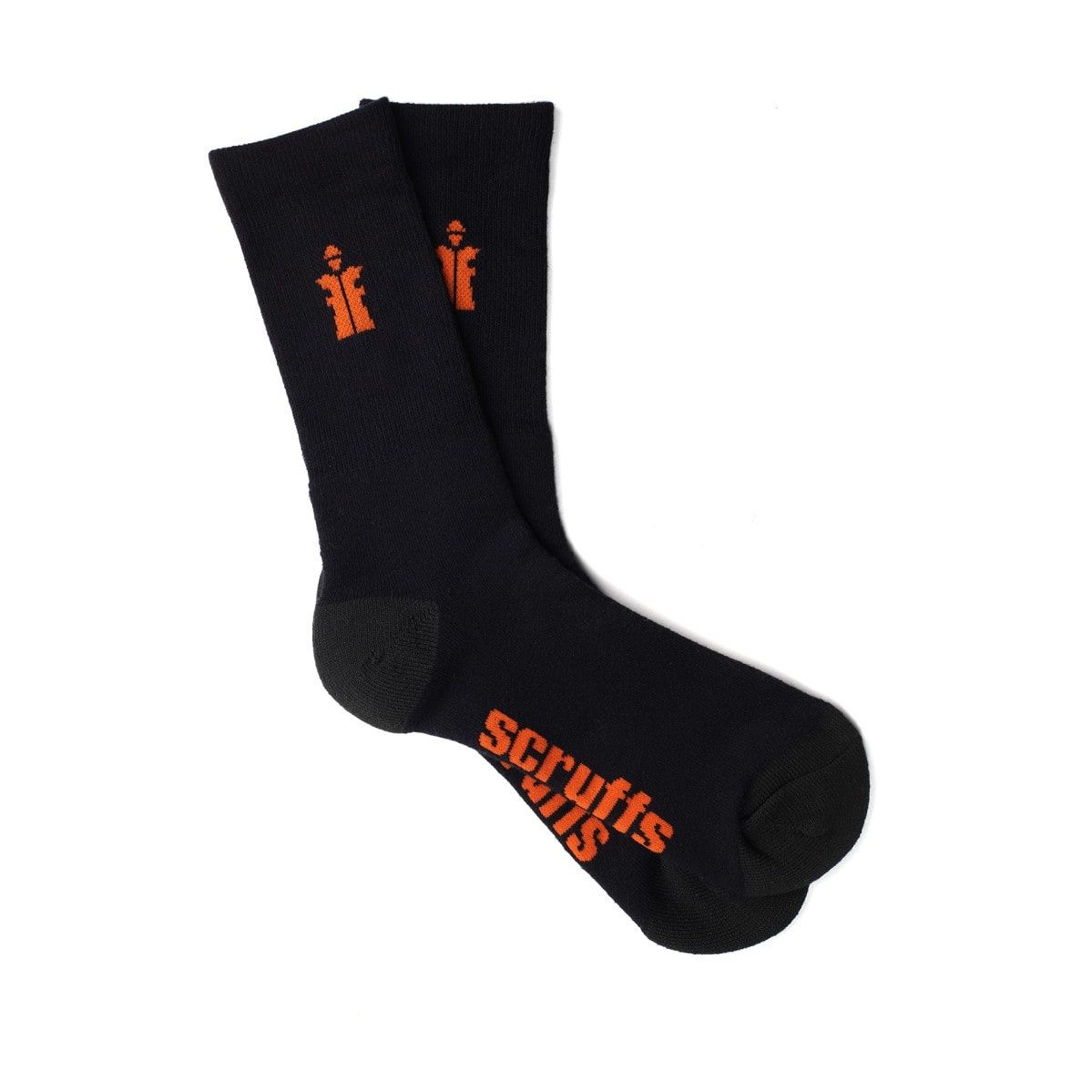 Scruffs Worker Socks (3 Pack) Black