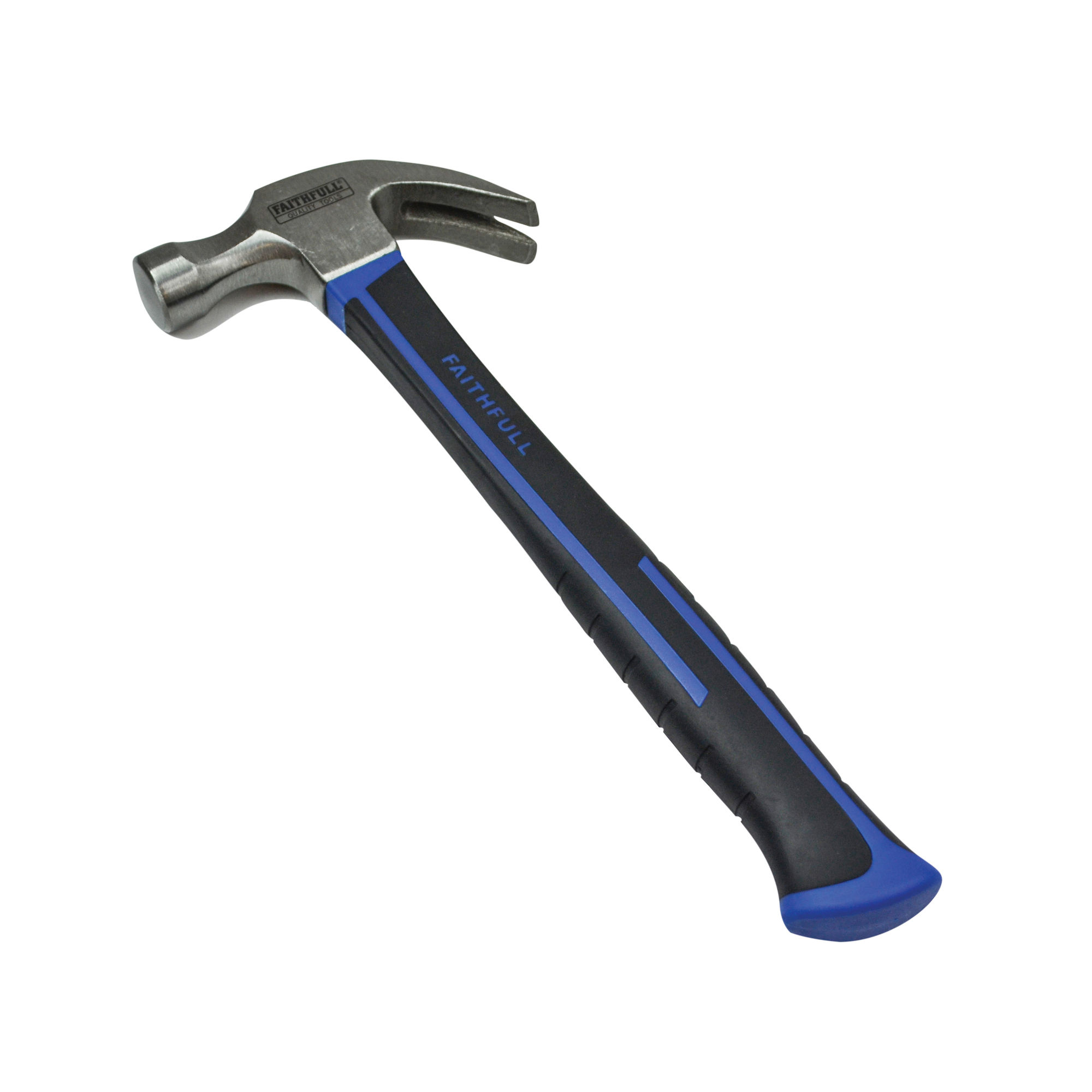 Faithfull Claw Hammer with Fibreglass Handle 20oz