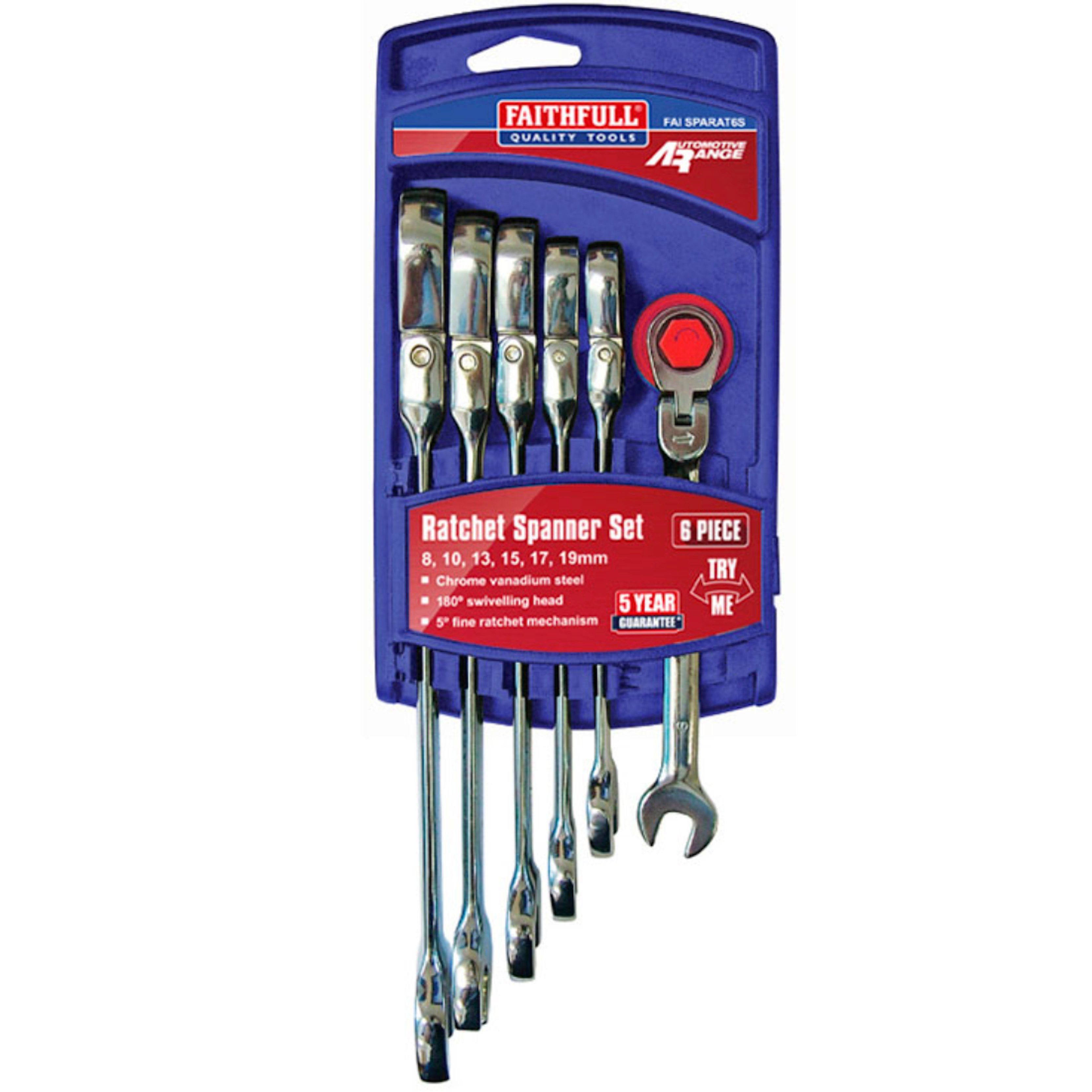 Faithfull Ratcheting Spanner Set