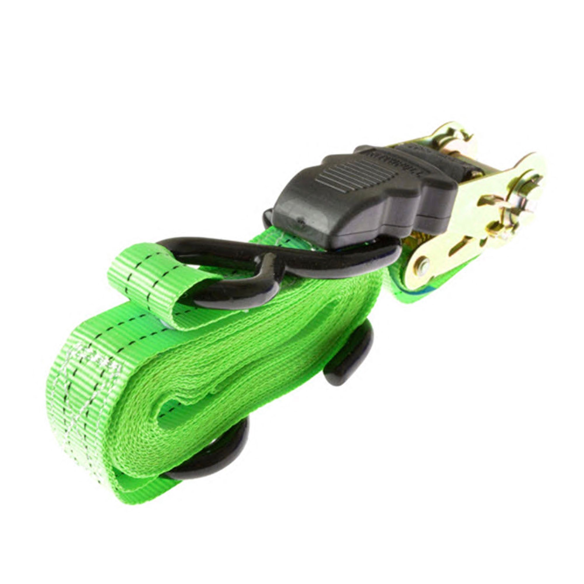 Faithfull Green Ratchet Straps (4 Pack)