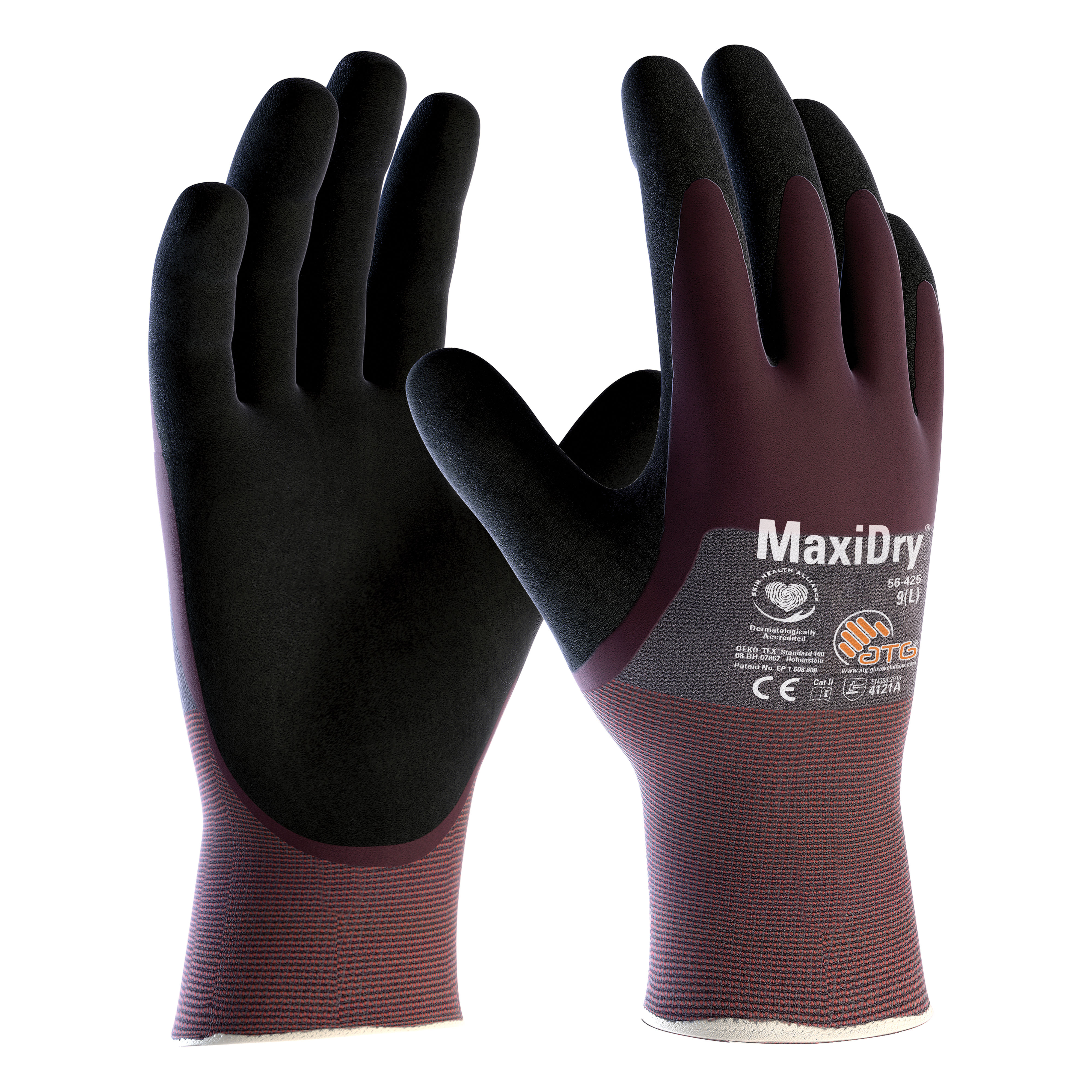 ATG MaxiDry 3/4 Coated Oil Repellent Gloves