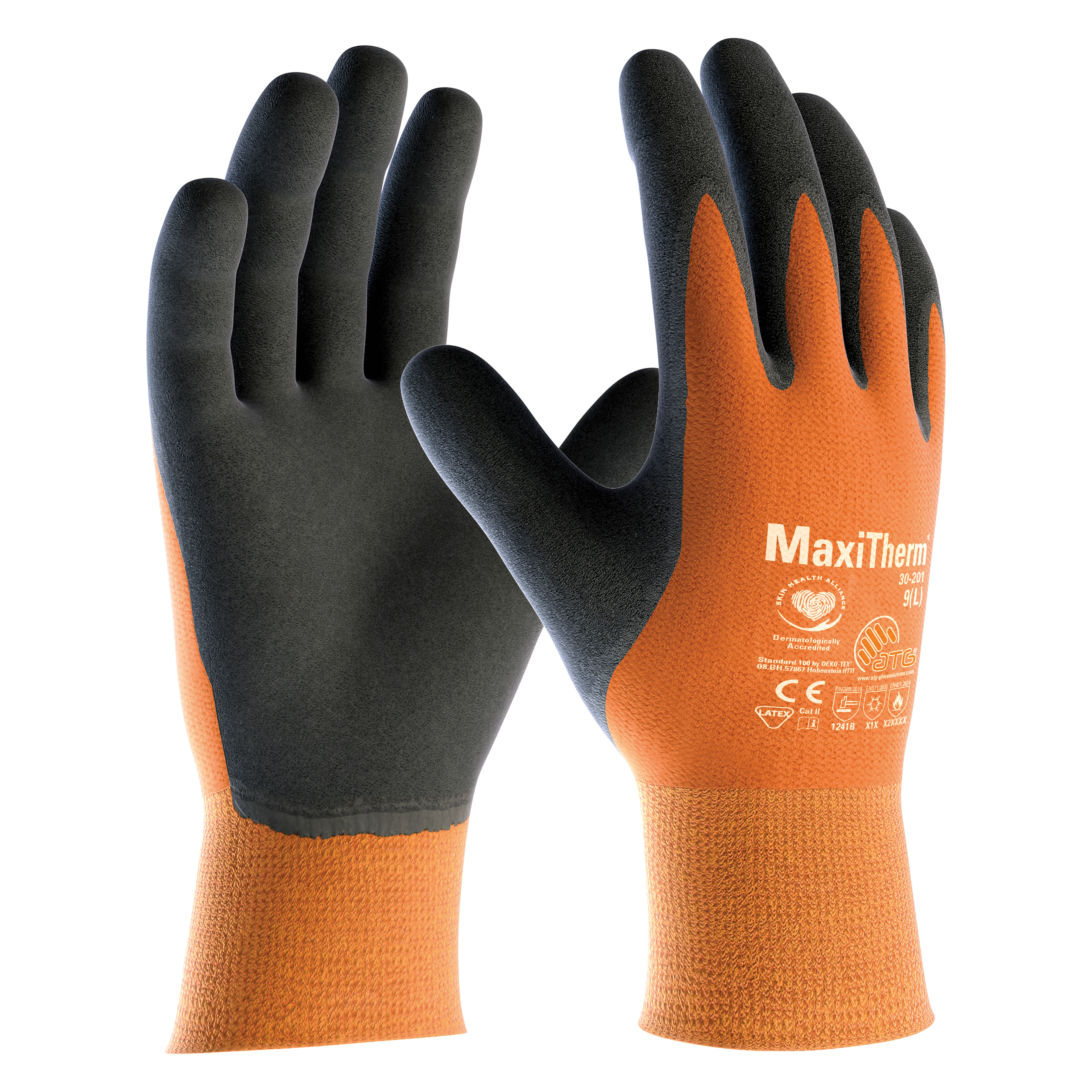 ATG MaxiTherm Latex Palm-Coated Thermal Water-Resistant Gloves