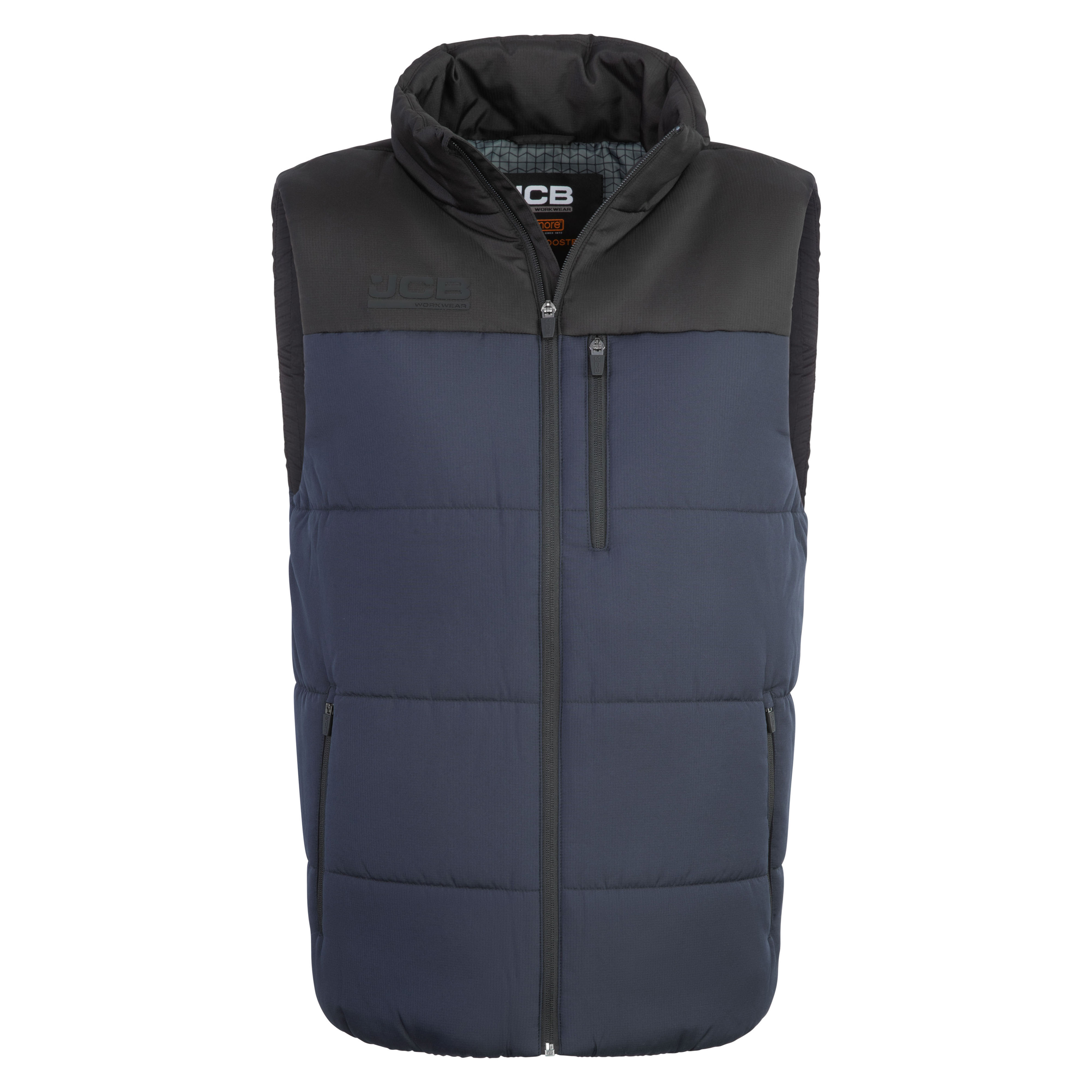 JCB Unisex Padded Gilet Navy/Black