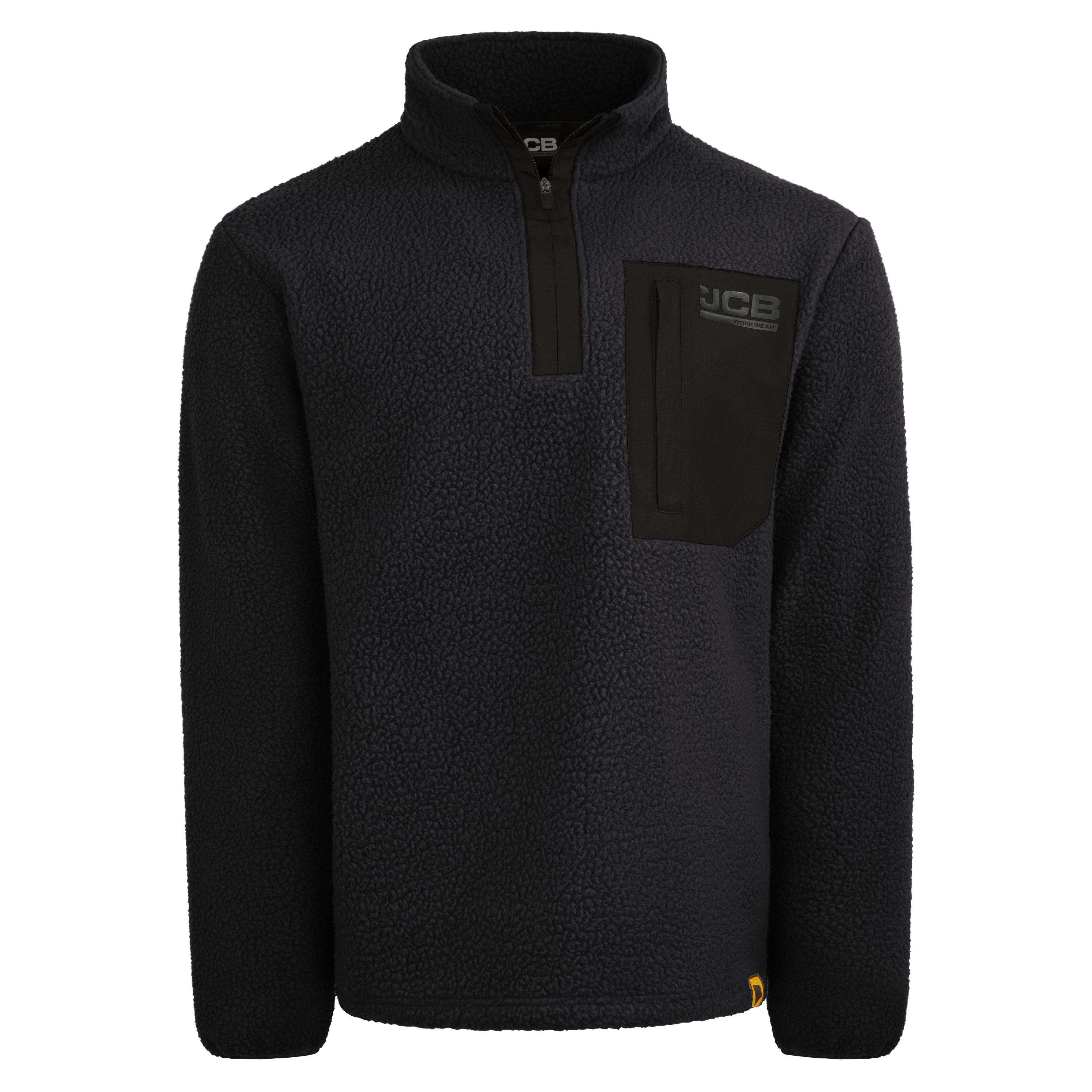 JCB Unisex Borg Fleece Black