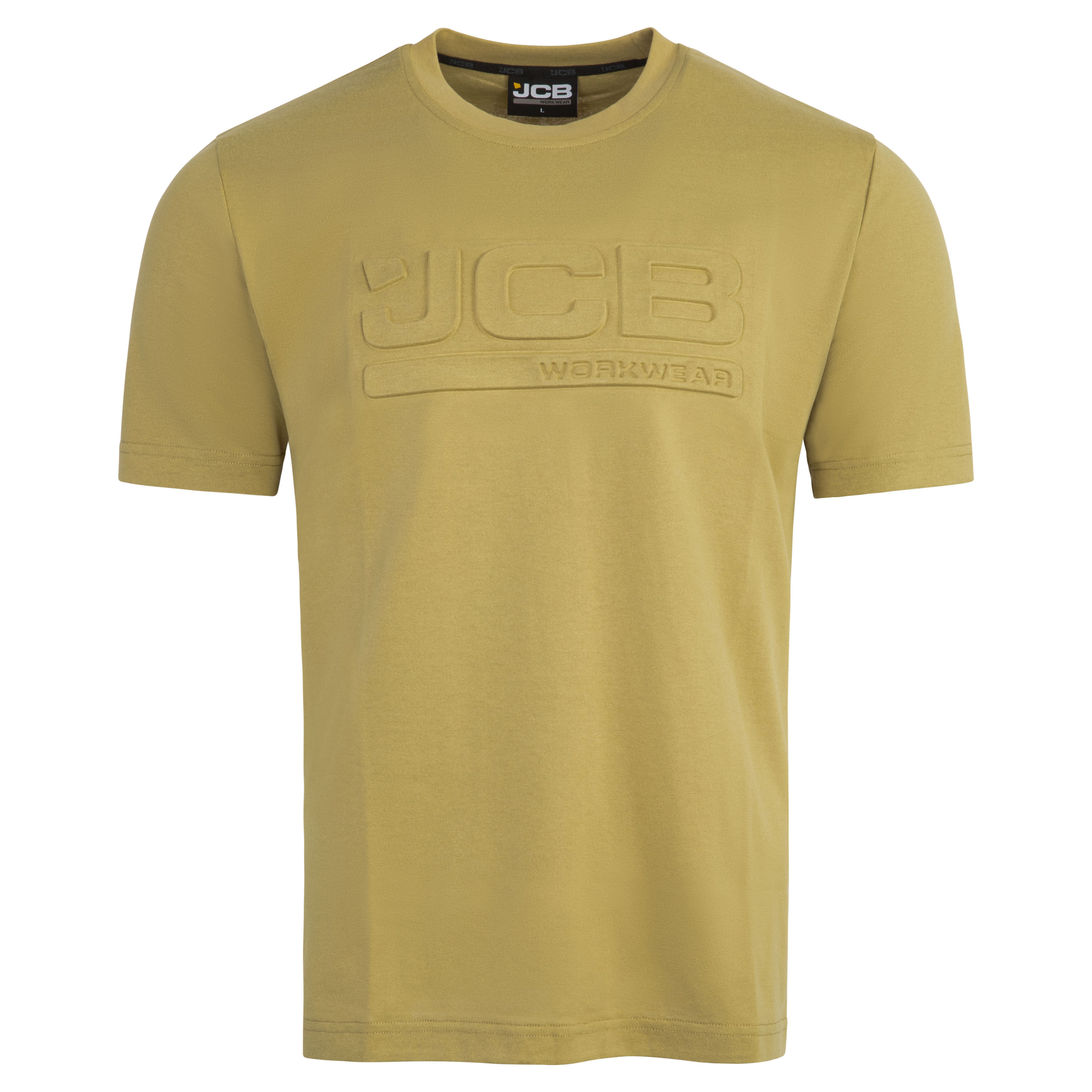 JCB Unisex 3D Embossed Logo T-Shirt Olive