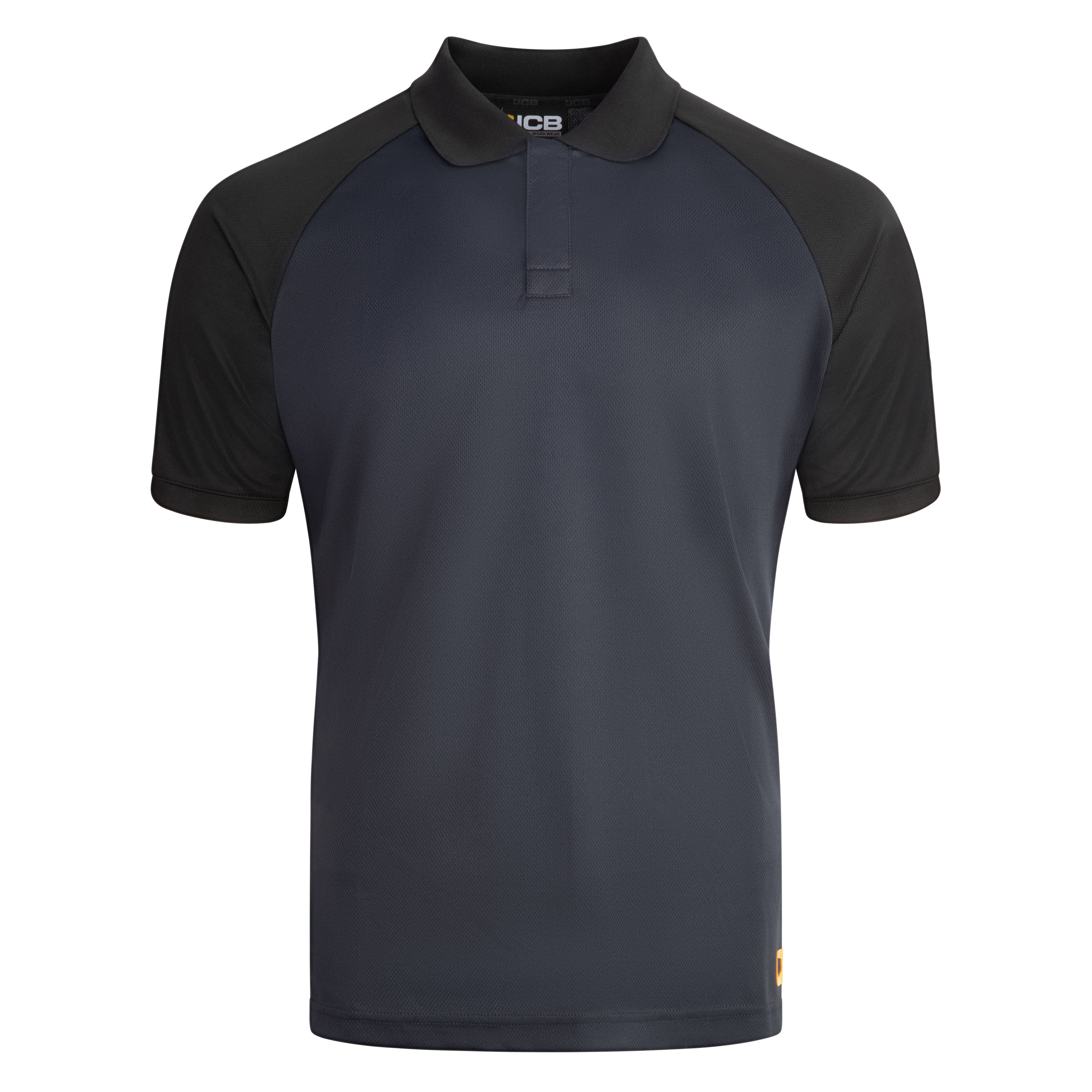JCB Unisex Classic Collar Polo Shirt Navy/Black