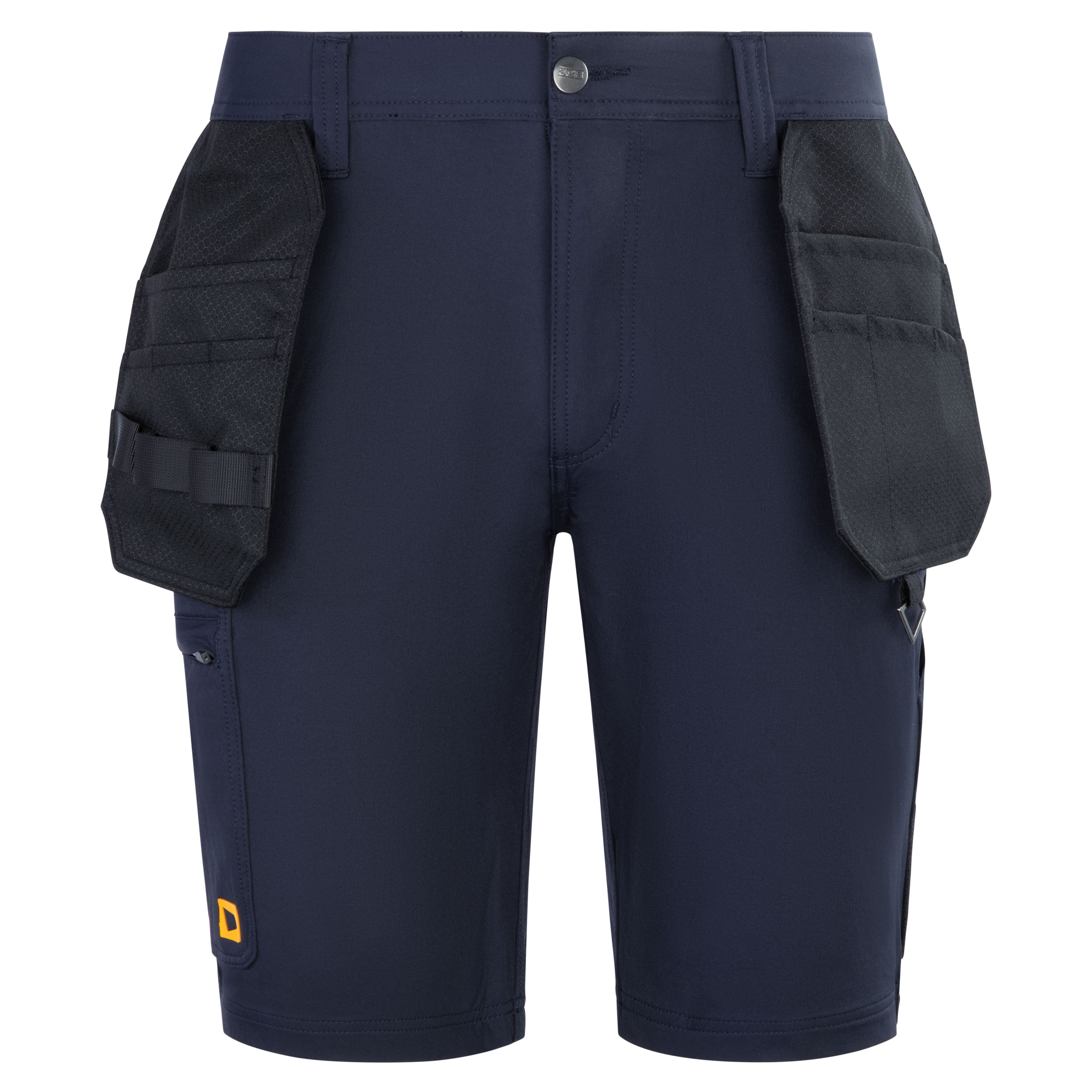 JCB Unisex 4-Way Stretch Holster Pocket Shorts Navy