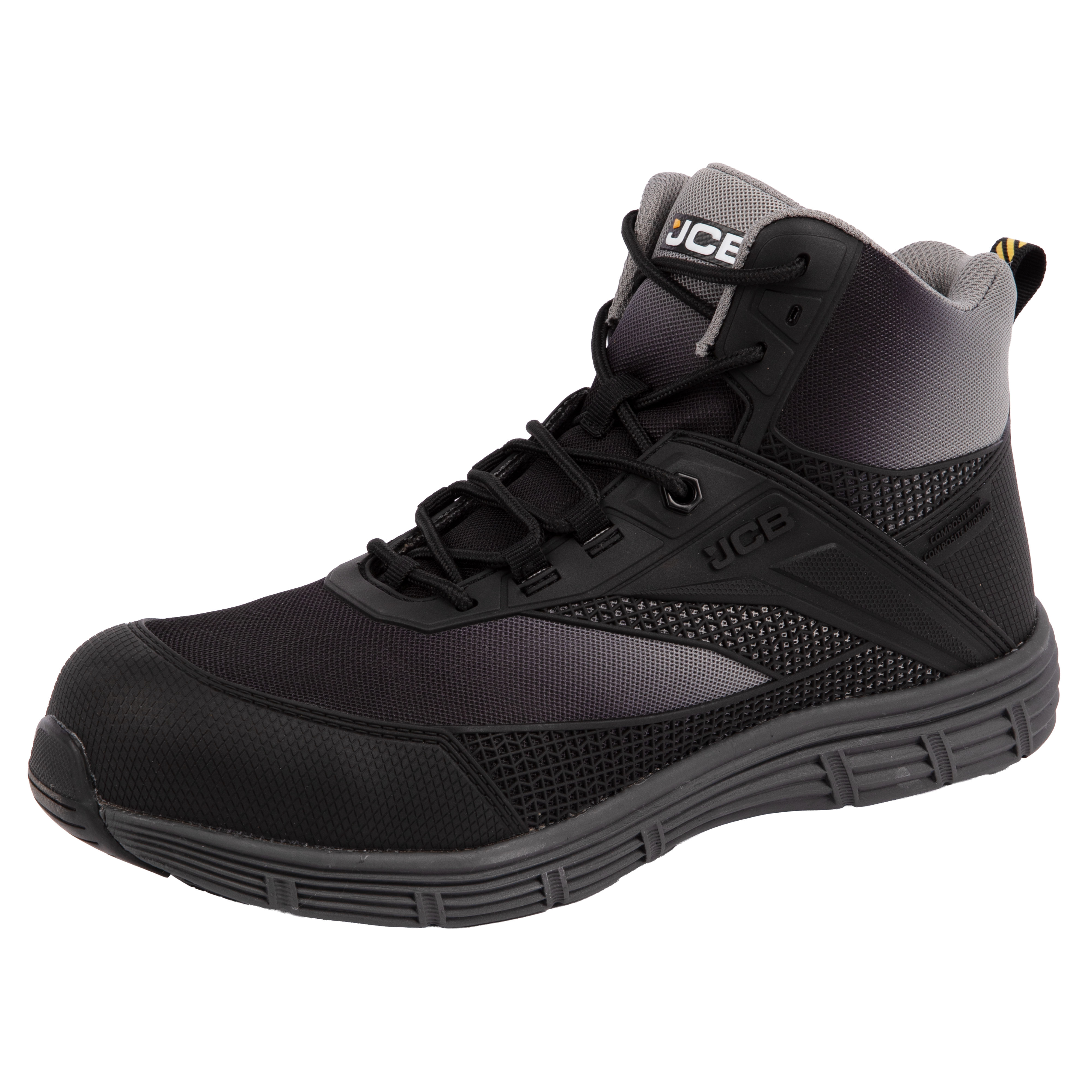JCB Hydradig 2 Composite Mid Cut S1 PS Safety Boots Grey/Black