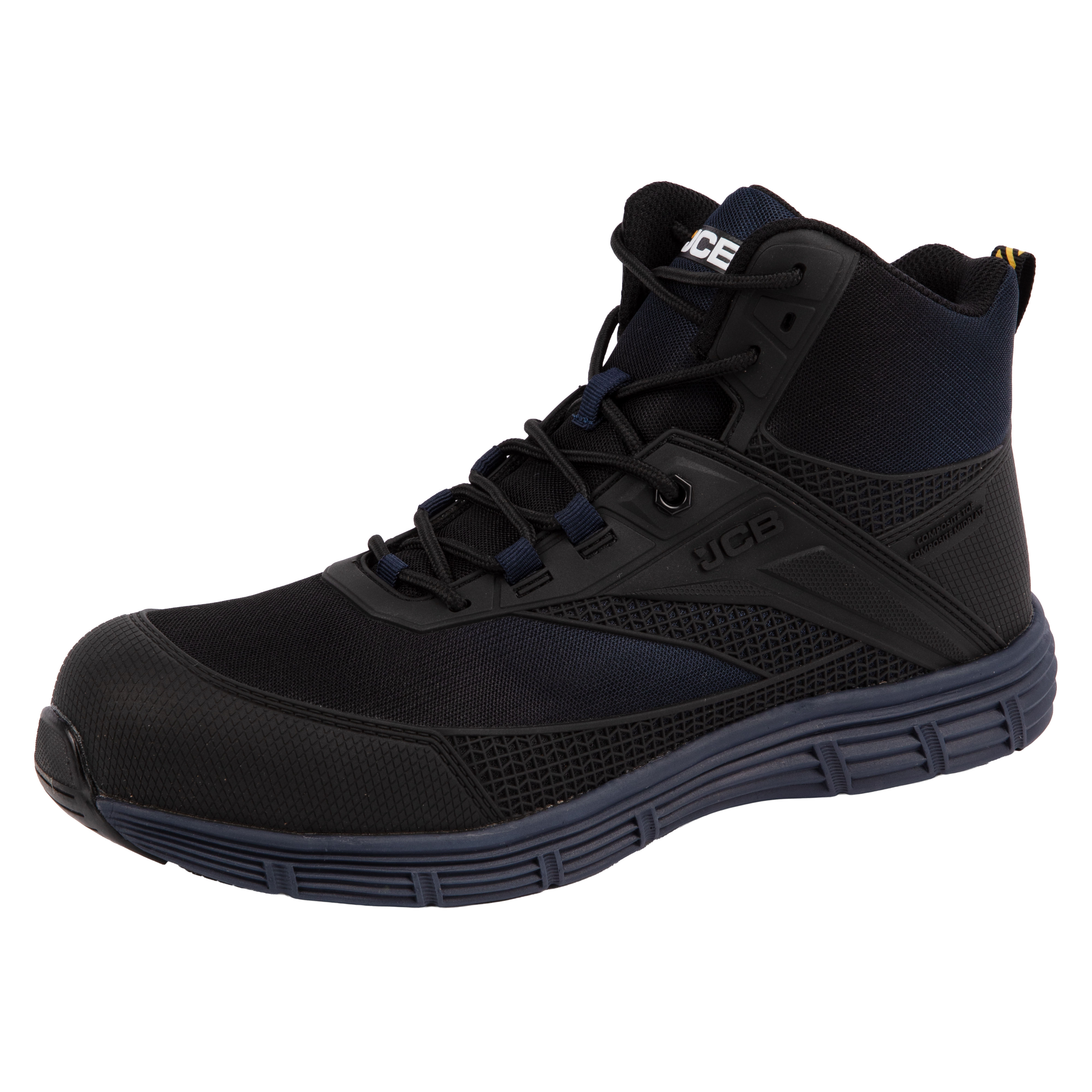 JCB Hydradig 2 Composite Mid Cut S1 PS Safety Boots Navy/Black
