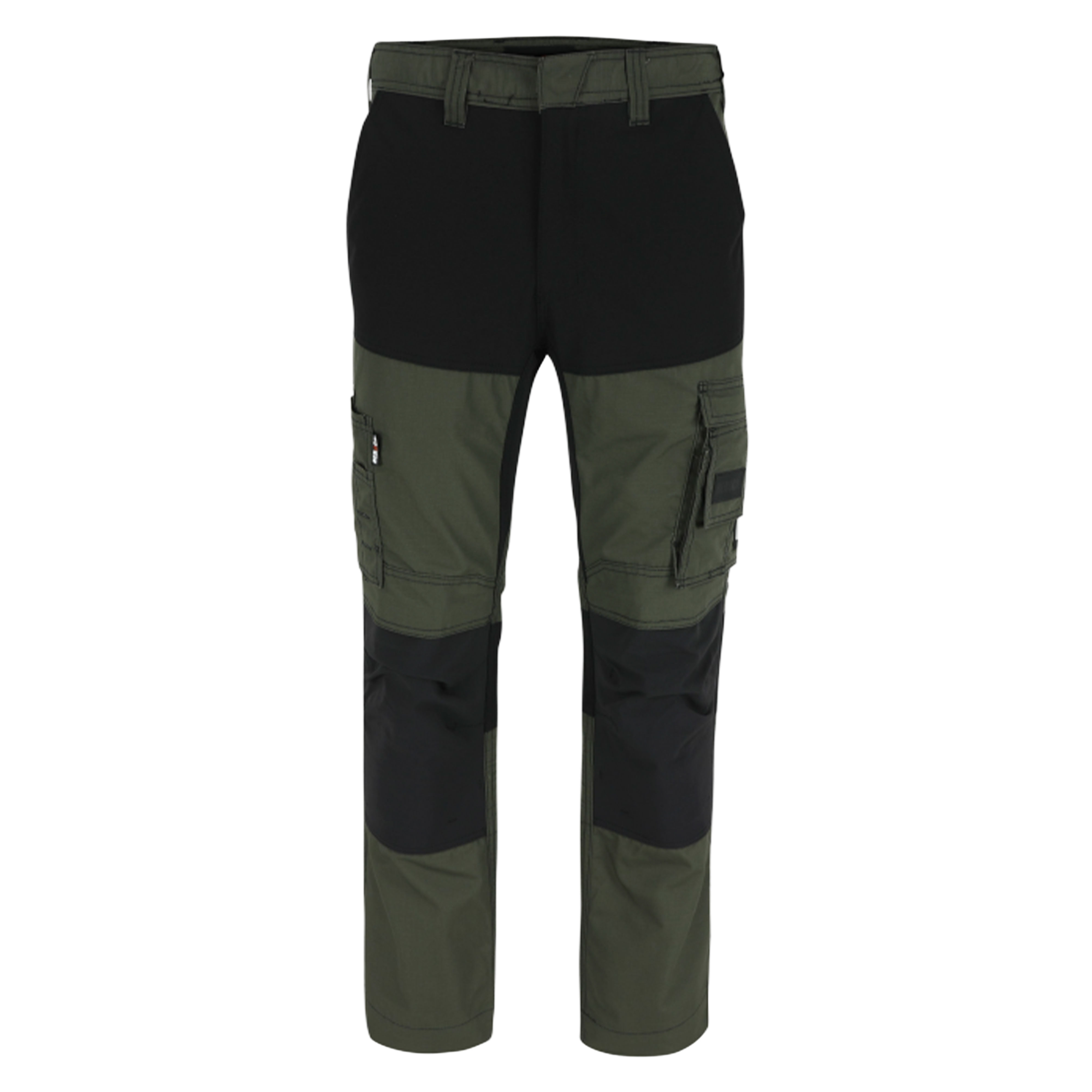 Herock Hector Work Trousers Dark Khaki/Black